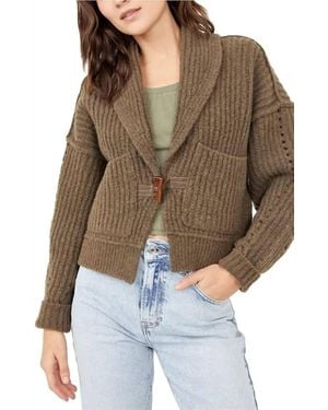 Free People Jackson Cardi Sweater - Brown
