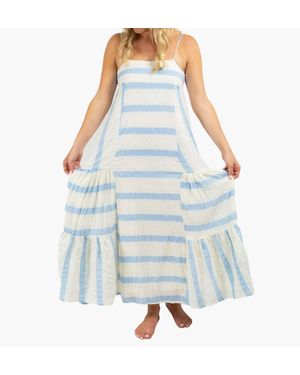 Judith March Santa Monica Midi Dress - Blue