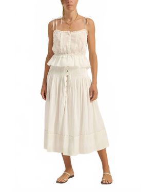 ILIO NEMA Freya Voile Cami Top - Natural
