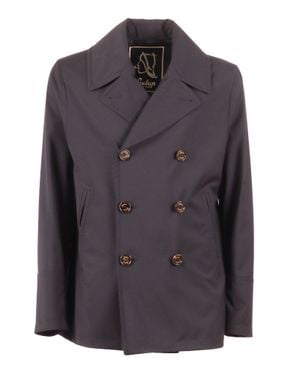 Sealup Storm Virgin Wool Peacoat - Gray