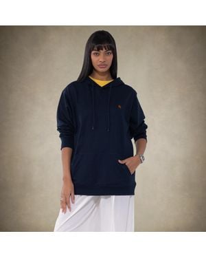 Members Only Pullover Hooded Sweatshirt - Blue