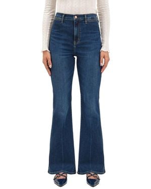 Daze Denim Sunset Flare Magic Hour High Rise Flare Jean - Blue