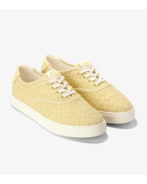 Cole Haan Grandpro Harbor W32182 Sneakers Ivory Casual Shoes Ver518 - Metallic