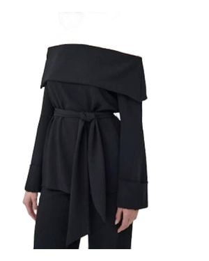Trina Turk Lyndi Belted Top - Black