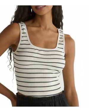 Bella Dahl Sleeveless Square Neck Top - Brown