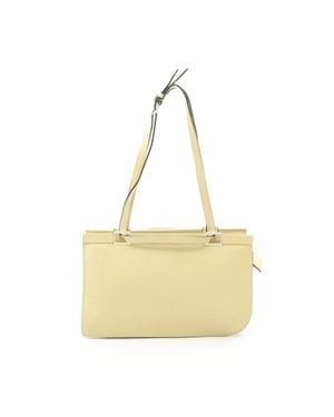 Valextra 2Way Leather Shoulder Bag - Metallic