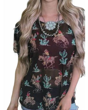 Sterling Kreek Wanted & Wild Top - Gray