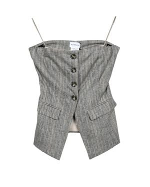 Marella Viscose-Blend Fatuo Top - Gray
