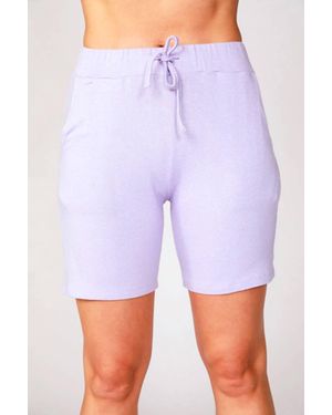 French Kyss Tie Waist Short - Blue