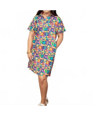 Layerz Clothing Lindsey Dress - Blue