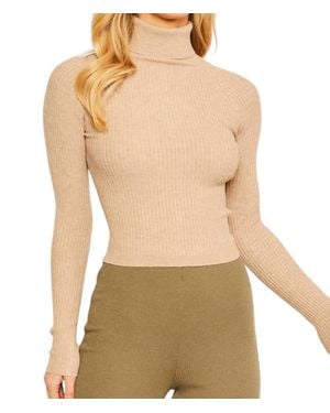 Love Tree For The Record Turtleneck Sweater - Natural