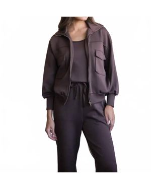 Before You Bomber Utility Jacket - Black