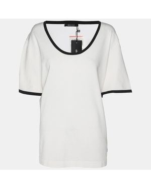 Elena Miro Knit T-Shirt - White