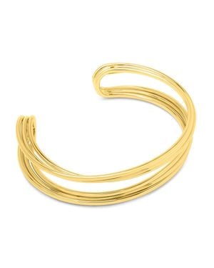 Jaclyn Smith Split Cuff Bracelet - Metallic