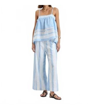 lemlem Thea Tank Top - Blue