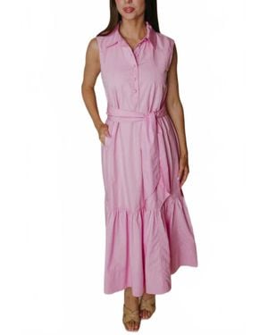 Laroque Eloise Sleeveless Dress - Purple