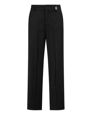 Philipp Plein Loose Leg Pants - Black