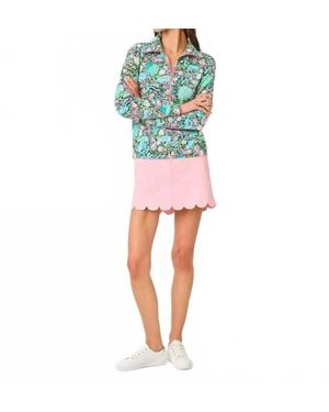 Lilly Pulitzer Eleni Upf 50+ Pullover Top - Red