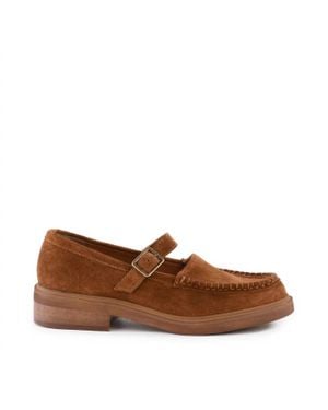 Seychelles Honeybunch Buckle Strap Loafer - Brown