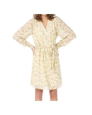 EsQualo You Are Beautiful Midi Dress - Yellow