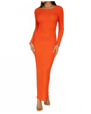 Montce Solidad Maxi Dress - Orange