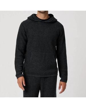 PAIGE Ojai Sweater Hoodie - Black