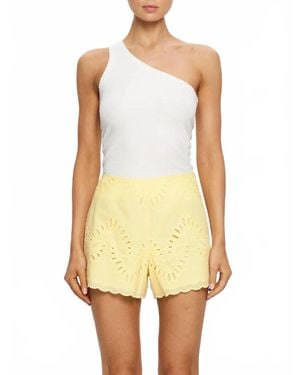 Kivari Danielle Mid-Rise Short - Yellow