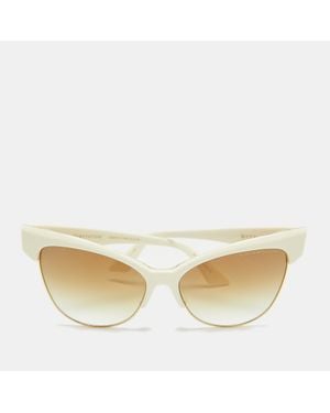 Dita Eyewear Off/ Gradient Temptation Cat Eye Sunglasses - Natural