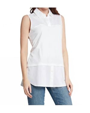 Hinson Wu Lea Foundation Layer Top - White