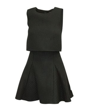 Maje Robe Trompe L'Oeil Dress - Black