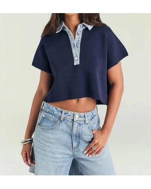 SER.O.YA Corsa Top - Blue