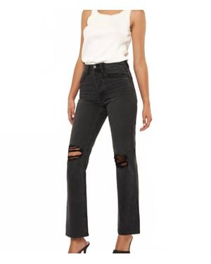Kancan Dixon Ultra High Rise 90S Jeans - Black