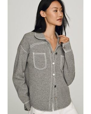 Berenice 100% Wool Cardigan - Gray