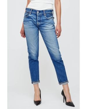 Moussy Saddlebrook Tapered Jeans - Blue