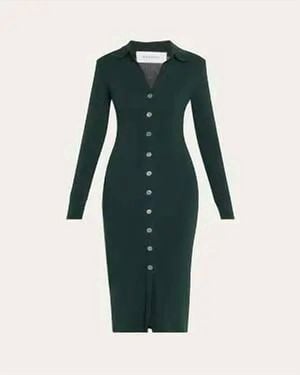Anemos Cardigan Midi Dress - Green