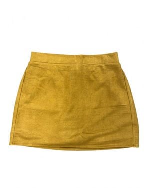 Thml Suede Skort - Yellow