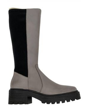 Miz Mooz Serina Tall Shaft Leather Boot - Black