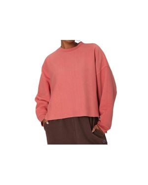 Champion Reverse Weave Crewneck Sweatshirt - Pink