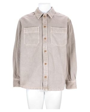 A.P.C. Multicolor Vintage Button-Up Cotton Casual Shirt - Gray