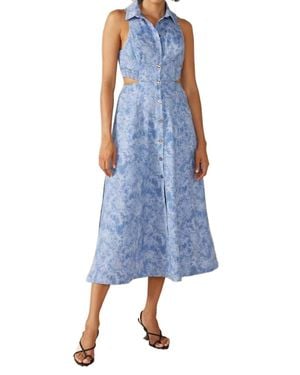 MON RENN Kamora Denim Dress - Blue