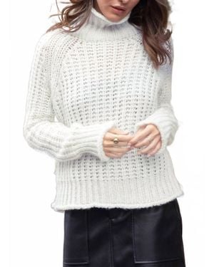 Wooden Ships Tara Rails Chunky Sweater - Gray