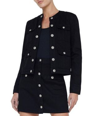 L'Agence Yari Collarless Jacket - Blue