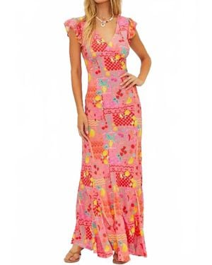 Beach Riot Elodie Dress - Red