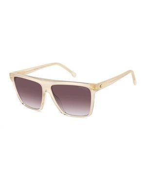 Carrera Sunglasses Square Full Rim, Ivory Frame And Doubleshade Gradien Lens 3027/S0Szj3X - Pink