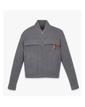 MCM Zip Cardigan - Gray
