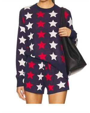 Beach Riot Callie Long Sleeve Sweater - Blue