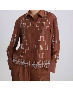 Maria Cher Mile Hile Stella Shirt - Brown