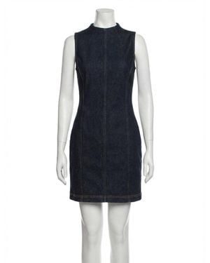 Spanx Denim Seamed Shift Dress - Blue