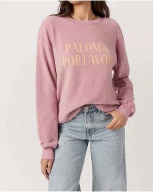 Project Social T Paloma Prosecco Reversible Sweatshirt - Pink