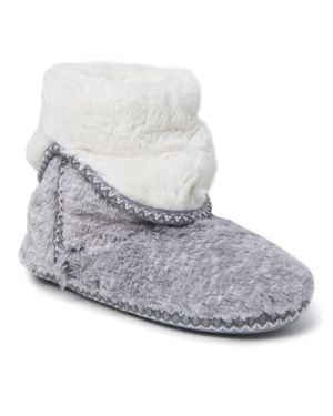 Dearfoams Beth Pile Foldown Boot - Gray